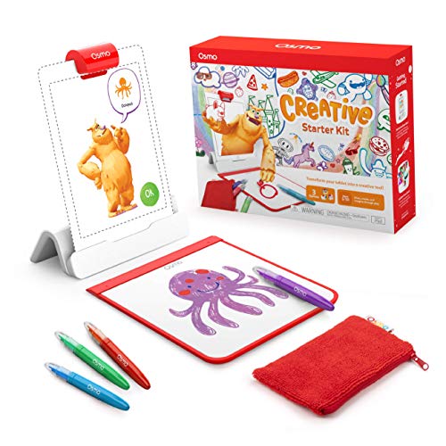 Osmo - Creative Starter Kit for iPad - 3 Educational Learning Games - Ages 5-10 - Drawing, Word Problems & Early Physics - STEM Toy (Osmo Base Included) von OSMO