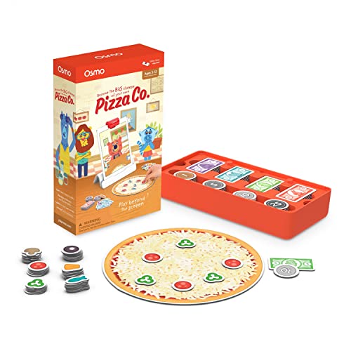 Osmo - Pizza Co. - Ages 5-12 - Communication Skills & Math - Learning Game - for iPad or Fire Tablet + Osmo - Base for Fire Tablet White von OSMO