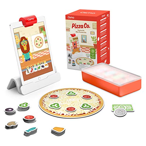 Osmo - Pizza Co. Starter Kit für iPad - Lernspiel - 5-12 Jahre - Mathematik, Umgang mit Geld, Kommunikation, eigenes Geschäft führen - (Osmo Basis für iPad enthalten) von OSMO