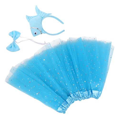 OSOLADY 1satz Plüsch- -tieren Für Junge Mädchen Süßes Kostüm Mit Fisch-haarreif Und Rock Für Halloween-partys Und Alltag Fördert Kreativität Und Fantasie OSOLADY 1satz Plüsch- -tieren Für Junge Mädchen Süßes Kostüm Mit Fisch-haarreif Und Rock Für Halloween-partys Und Alltag Fördert Kreativität Und Fantasie von OSOLADY
