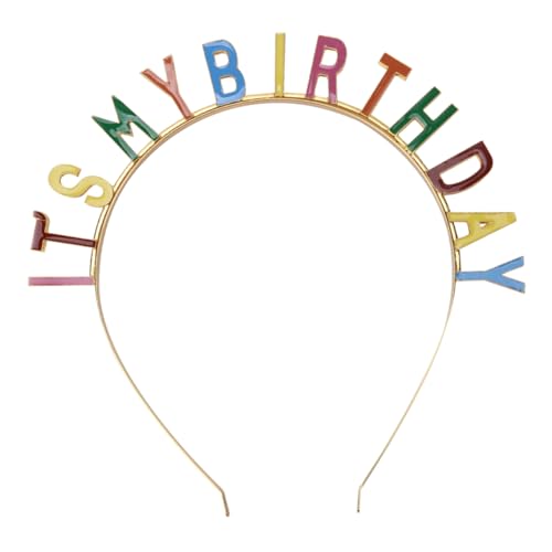 OSOLADY 1 Stück Buntes Geburtstag Haarband aus Strapazierfähigem Legierungs Material für Geburtstagsfeiern und Feierlichkeiten Sorgt für Fröhliche OSOLADY 1 Stück Buntes Geburtstag Haarband aus Strapazierfähigem Legierungs Material für Geburtstagsfeiern und Feierlichkeiten Sorgt für Fröhliche von OSOLADY