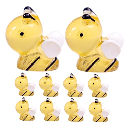 OSOLADY 10stücke Teiliges Miniatur Bienenfiguren Aus Harz Leuchtende Dekoration Für Garten Puppenhaus Und Landschaftsgestaltung Robuste Und Sichere Bienenornamente Für Kreative Projekte OSOLADY 10stücke Teiliges Miniatur Bienenfiguren Aus Harz Leuchtende Dekoration Für Garten Puppenhaus Und Landschaftsgestaltung Robuste Und Sichere Bienenornamente Für Kreative Projekte von OSOLADY