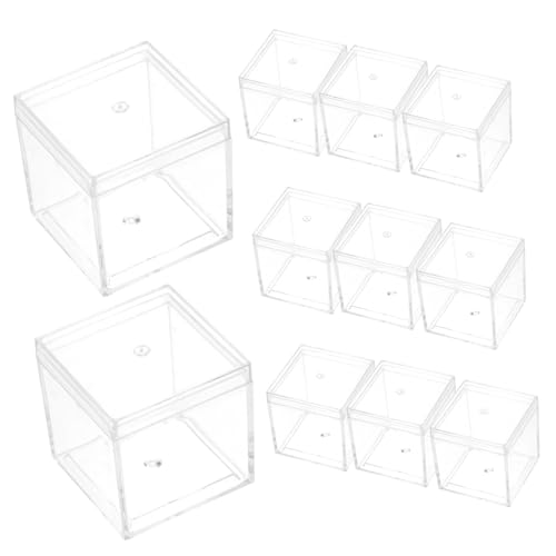 OSOLADY 12Er-Box transparente Kunststoffbox Stand automatisch Anzeige Einheit Fall lagercontainer schmuckkasten klein gewebe Vitrinen für Mineralproben Probenbehälter p.s OSOLADY 12Er-Box transparente Kunststoffbox Stand automatisch Anzeige Einheit Fall lagercontainer schmuckkasten klein gewebe Vitrinen für Mineralproben Probenbehälter p.s von OSOLADY