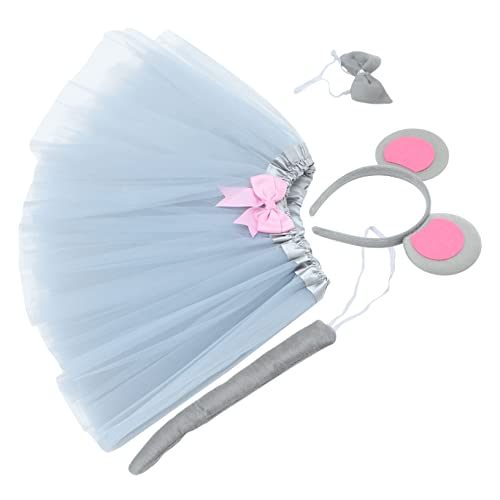 OSOLADY 1Satz Mauskostüm Set für Kleinkinder mit Mausohren Tüllrock und Zubehör für Halloween Kostümpartys Rollenspiele und Dress Up Partys Komfortabel und Praktisch OSOLADY 1Satz Mauskostüm Set für Kleinkinder mit Mausohren Tüllrock und Zubehör für Halloween Kostümpartys Rollenspiele und Dress Up Partys Komfortabel und Praktisch von OSOLADY