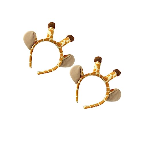OSOLADY 2 STÜCK Teiliges Giraffen Haarreif Niedliches Party Haarband für Damen und Mädchen Leichtes Rutschfestes Haarschmuck Zubehör für Performance und Karneval OSOLADY 2 STÜCK Teiliges Giraffen Haarreif Niedliches Party Haarband für Damen und Mädchen Leichtes Rutschfestes Haarschmuck Zubehör für Performance und Karneval von OSOLADY