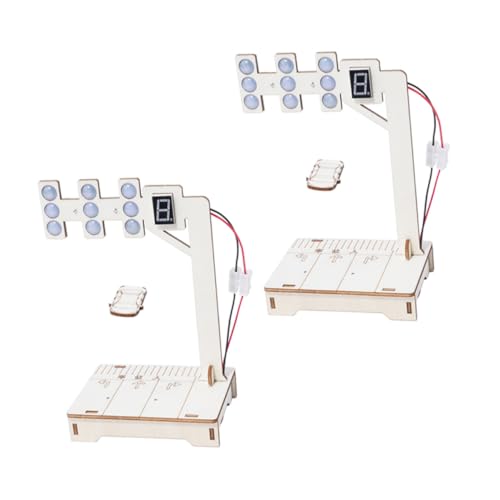 OSOLADY 2 Sätze Stem Traffic Light Bausatz für Jugendliche DIY Holzmodell mit Realistischem Stadtverkehr Pädagogisches Experimentierset Verkehrsregeln und Manuellen Fähigkeiten OSOLADY 2 Sätze Stem Traffic Light Bausatz für Jugendliche DIY Holzmodell mit Realistischem Stadtverkehr Pädagogisches Experimentierset Verkehrsregeln und Manuellen Fähigkeiten von OSOLADY