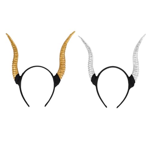 OSOLADY 2 Stück Antilope Horn Haarreifen Diy Fotorequisiten Zubehör für Cosplay Halloween und Partys Leicht und Bequem aus Sicherem Material Vielseitig Einsetzbar OSOLADY 2 Stück Antilope Horn Haarreifen Diy Fotorequisiten Zubehör für Cosplay Halloween und Partys Leicht und Bequem aus Sicherem Material Vielseitig Einsetzbar von OSOLADY