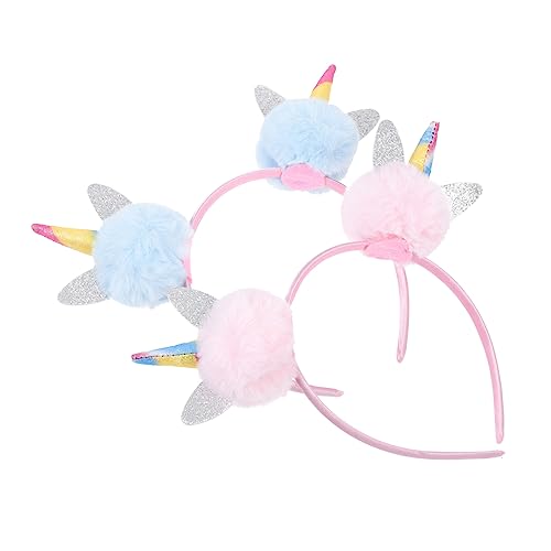 OSOLADY 2 Stück Einhorn Haarreifen für Cosplay Headdress für Partys Geburtstagsfeiern Halloween und Mehr Bequeme und Haaraccessoires OSOLADY 2 Stück Einhorn Haarreifen für Cosplay Headdress für Partys Geburtstagsfeiern Halloween und Mehr Bequeme und Haaraccessoires von OSOLADY