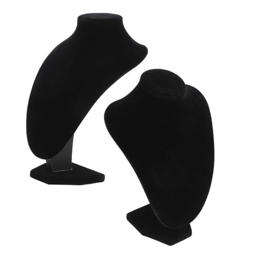 OSOLADY Halskettenhalter-ständer mit Künstlerischer Schaufensterpuppenbüste 2-teilig Halsketten-ausstellungsständer für Halsketten Armbänder Schmuck-ausstellung OSOLADY Halskettenhalter-ständer mit Künstlerischer Schaufensterpuppenbüste 2-teilig Halsketten-ausstellungsständer für Halsketten Armbänder Schmuck-ausstellung von OSOLADY