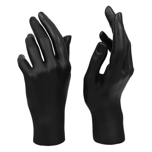 OSOLADY 2 Stück Handmodell-requisiten Für Die Schmuckpräsentation Realistische Schaufensterpuppe Handformhalter Handschuhe Armbänder Dekorativ Für Den Home Store von OSOLADY