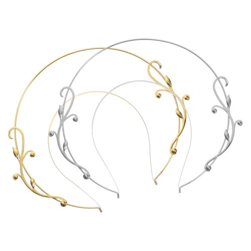 OSOLADY 2Stücke DIY Krone Haardekoration für Kostüm Party mit Goldener und Silberner Ausführung für Hochzeiten Cosplay und Festlichkeiten OSOLADY 2Stücke DIY Krone Haardekoration für Kostüm Party mit Goldener und Silberner Ausführung für Hochzeiten Cosplay und Festlichkeiten von OSOLADY