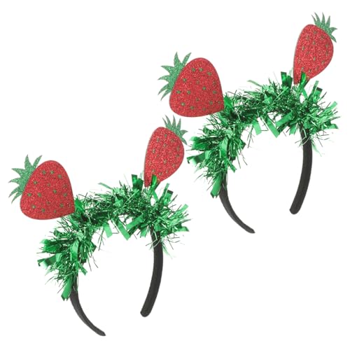 OSOLADY 2Stücke Erdbeer Haarschmuck Dekorative Stirnbänder für Partys Festivals und Familienfeiern Hochwertiger Kopfschmuck mit Einzigartigem Erdbeerdesign OSOLADY 2Stücke Erdbeer Haarschmuck Dekorative Stirnbänder für Partys Festivals und Familienfeiern Hochwertiger Kopfschmuck mit Einzigartigem Erdbeerdesign von OSOLADY