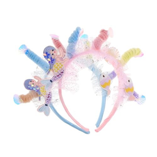 OSOLADY 2Stücke Stirnbänder für Glitzernde Haarbänder und Zauberhaftes Kostümzubehör für Kindergeburtstagsfeiern und Unterwasser Themen OSOLADY 2Stücke Stirnbänder für Glitzernde Haarbänder und Zauberhaftes Kostümzubehör für Kindergeburtstagsfeiern und Unterwasser Themen von OSOLADY