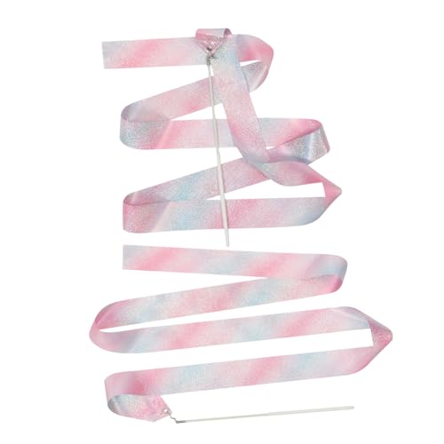 OSOLADY 2Stücke Tanzband Gymnastikband mit Stab Farbenfrohe Streamer für Erwachsene für Künstlerischen Tanz Fitness und Zirkusaufführungen OSOLADY 2Stücke Tanzband Gymnastikband mit Stab Farbenfrohe Streamer für Erwachsene für Künstlerischen Tanz Fitness und Zirkusaufführungen von OSOLADY