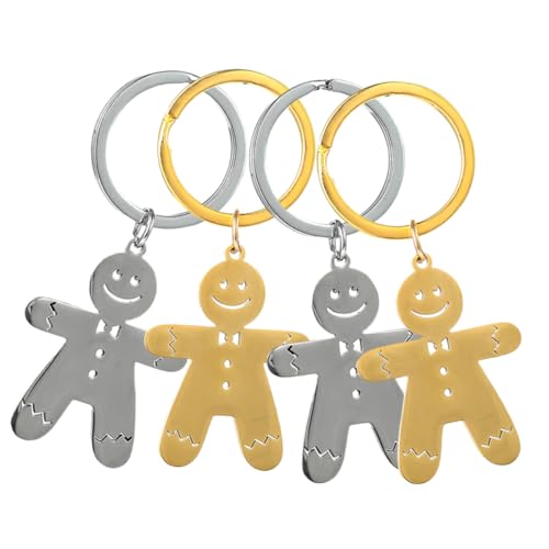 OSOLADY 4 Stück Lebkuchenmann Schlüsselanhänger Weihnachts Schlüsselanhänger Weihnachtsparty Lebkuchen Schlüsselanhänger Weihnachts Schlüsselringe Lebkuchenmann Figur OSOLADY 4 Stück Lebkuchenmann Schlüsselanhänger Weihnachts Schlüsselanhänger Weihnachtsparty Lebkuchen Schlüsselanhänger Weihnachts Schlüsselringe Lebkuchenmann Figur von OSOLADY