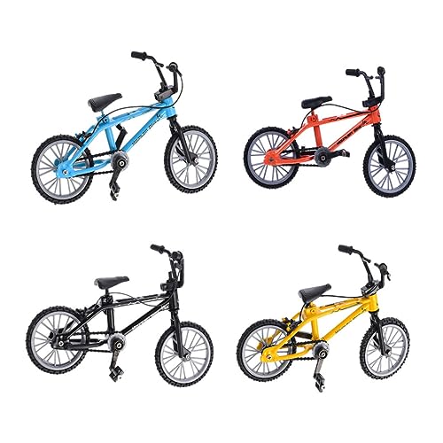 OSOLADY 4Stücke Fahrrad Retro Finger Mountainbike Gelb Blau Schwarz Orange für Erwachsene zur Fingerflexibilität und Stressabbau von OSOLADY