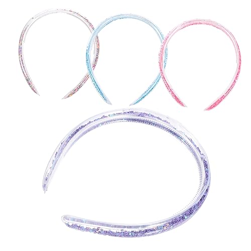OSOLADY 4Stücke Glitzer Stirnbänder für Mädchen Funkelndes Pailletten Haarband für Kostümpartys Mottopartys und Karneval OSOLADY 4Stücke Glitzer Stirnbänder für Mädchen Funkelndes Pailletten Haarband für Kostümpartys Mottopartys und Karneval von OSOLADY