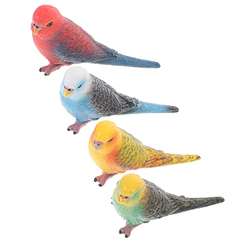 OSOLADY 4Stücke Kunstvolle Papageienfiguren Lebensechte Vogelmodelle Für Dekoration Kleine Vogelfiguren Für Wohnkultur Und Gartendeko OSOLADY 4Stücke Kunstvolle Papageienfiguren Lebensechte Vogelmodelle Für Dekoration Kleine Vogelfiguren Für Wohnkultur Und Gartendeko von OSOLADY