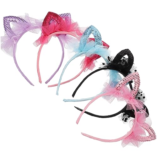 OSOLADY 5Stücke Katzenohren Haarreif für Glitzernde Leichte Stirnbänder für Partys und Freizeit Sicher und Langlebig Tolle Geschenkidee für Kleine OSOLADY 5Stücke Katzenohren Haarreif für Glitzernde Leichte Stirnbänder für Partys und Freizeit Sicher und Langlebig Tolle Geschenkidee für Kleine von OSOLADY
