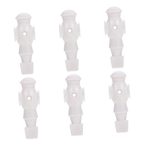 OSOLADY 6 Stück Teiliges Tischfußball Spieler aus Strapazierfähigem Resin Robuste Verschleißfeste Figuren für Desktop Kicker Glatte Oberfläche Leichte Installation Standardgröße von OSOLADY
