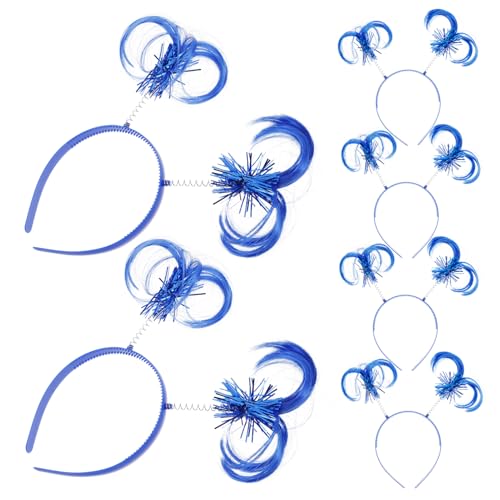 OSOLADY 6stücke Blau Stirnbänder Junge Mädchen Mädchen Kopfbedeckung Party Favor Haar Accessoire Für Geburtstag Cosplay Weihnachts Maskenball OSOLADY 6stücke Blau Stirnbänder Junge Mädchen Mädchen Kopfbedeckung Party Favor Haar Accessoire Für Geburtstag Cosplay Weihnachts Maskenball von OSOLADY