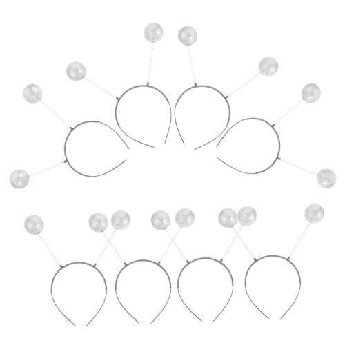 OSOLADY 8 Stück Teiliges Party haarreif Schimmernden Froth pompom bällen Leichte Langlebige Haarschmuck accessoires für Festliche Anlässe und Unvergessliche Fotos von OSOLADY