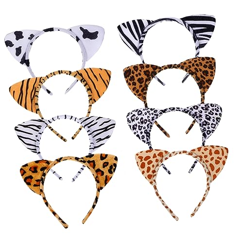 OSOLADY 8Stücke Tierohren Haarreifen Leopard Tiger Zebra Kuh Giraffe für Halloween Karneval und Kostümpartys Kopfschmuck für Mehr Spaß Feier OSOLADY 8Stücke Tierohren Haarreifen Leopard Tiger Zebra Kuh Giraffe für Halloween Karneval und Kostümpartys Kopfschmuck für Mehr Spaß Feier von OSOLADY