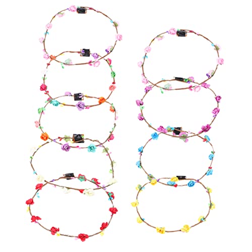 OSOLADY 9Stücke Leuchtende Blumenkronen Stirnbänder für und Mädchen Farbenfrohe Party Kopfschmuck für Hochzeiten Geburtstagsfeiern und Festivals OSOLADY 9Stücke Leuchtende Blumenkronen Stirnbänder für und Mädchen Farbenfrohe Party Kopfschmuck für Hochzeiten Geburtstagsfeiern und Festivals von OSOLADY