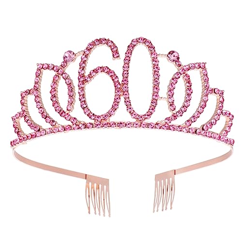 OSOLADY Geburtstag Stirnband geburtstagsparty geburtstagsfeier geburtstagsgeschenk gebutagsdeko Hut zum 60. Geburtstag 60 Strass alles zum geburtstag kopfbedeckung zarte Kopfbedeckung OSOLADY Geburtstag Stirnband geburtstagsparty geburtstagsfeier geburtstagsgeschenk gebutagsdeko Hut zum 60. Geburtstag 60 Strass alles zum geburtstag kopfbedeckung zarte Kopfbedeckung von OSOLADY