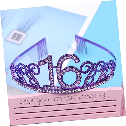 OSOLADY Geburtstagskrone Haarschmuck Stirnband Elegante Tiara Prinzessin Mädchen 16 Geburtstag Haarschmuck Geburtstagskopfschmuck Dekorationen Party Strass Damen Hutaufsatz OSOLADY Geburtstagskrone Haarschmuck Stirnband Elegante Tiara Prinzessin Mädchen 16 Geburtstag Haarschmuck Geburtstagskopfschmuck Dekorationen Party Strass Damen Hutaufsatz von OSOLADY