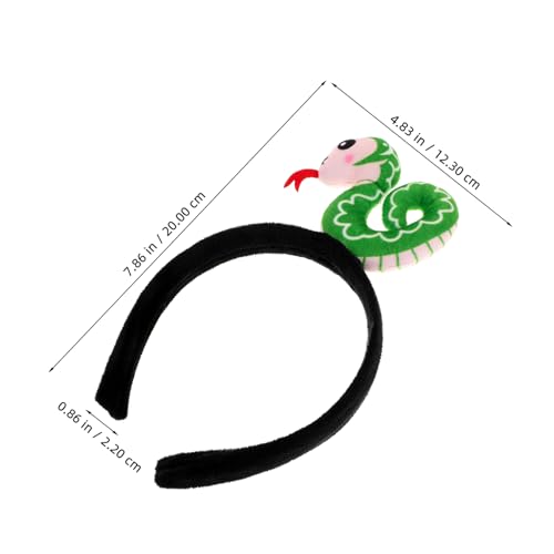 OSOLADY Kostüm Stirnband Cartoon Schlangenkopfschmuck für Lustiges und Festliches Accessoire für Neujahrsfeiern Langlebig und Bequem für Partys und Bühnenauftritte OSOLADY Kostüm Stirnband Cartoon Schlangenkopfschmuck für Lustiges und Festliches Accessoire für Neujahrsfeiern Langlebig und Bequem für Partys und Bühnenauftritte von OSOLADY