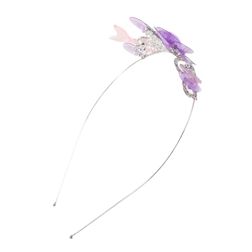 OSOLADY Meerjungfrau Krone Haarschmuck mit Muscheln und Strass für Mädchen Kindergeburtstag Party Kostüm Accessoire Altersgerecht für Altersgruppen von OSOLADY