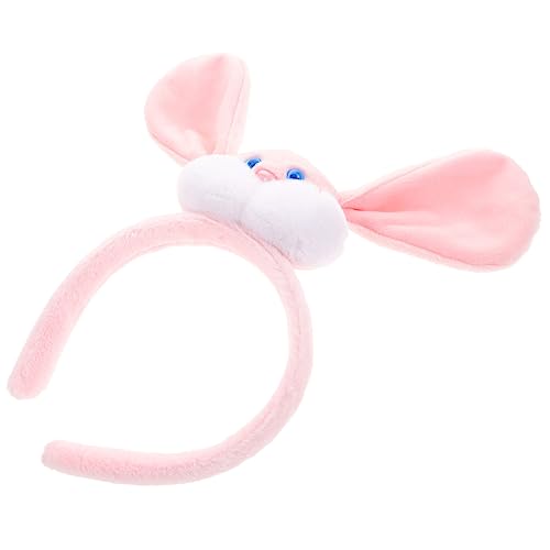 OSOLADY Plüsch Hasen Stirnband Für Osterparty Lustige Kaninchen Kopfbedeckung Strapazierfähig Und Bequem Perfektes Accessoire Für Feiern Cartoon Design von OSOLADY