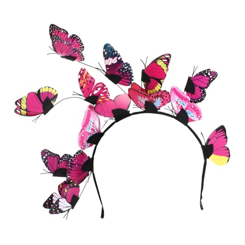OSOLADY Schmetterling Haarreif für Hochzeiten und Partys Fascinator Kopfbedeckung für Braut Cosplay und Halloween Haaraccessoire für Festliche Anlässe OSOLADY Schmetterling Haarreif für Hochzeiten und Partys Fascinator Kopfbedeckung für Braut Cosplay und Halloween Haaraccessoire für Festliche Anlässe von OSOLADY