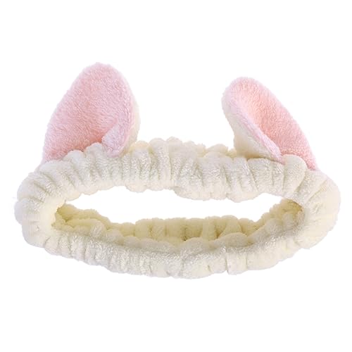 OSOLADY Stirnband mit Katzenohren halloween headband Katzenohren Haarband Duschstirnbänder Make -up -Stirnbänder Katzenkopf Süßes Haarband mit Katzenohren Gesichtswaschstirnband süß Weiß OSOLADY Stirnband mit Katzenohren halloween headband Katzenohren Haarband Duschstirnbänder Make -up -Stirnbänder Katzenkopf Süßes Haarband mit Katzenohren Gesichtswaschstirnband süß Weiß von OSOLADY