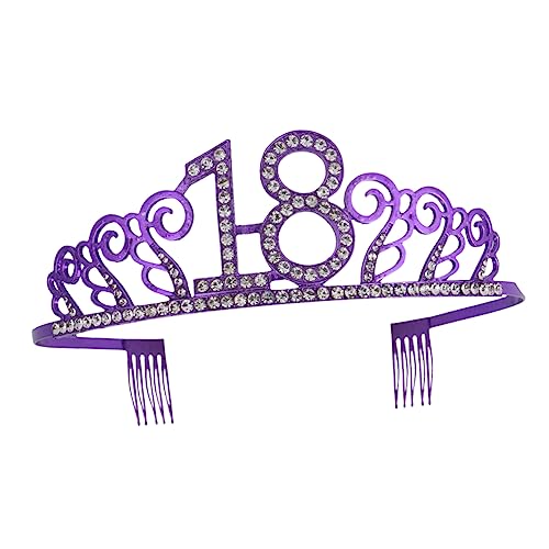 OSOLADY Strass Krone Haar Accessoire Tiara Prinzessinnen Stirnbänder Hut Zum 18 Geburtstag Stirnband Für Frauen Zum 18 Geburtstag Haarkrone Zum 18 Geburtstag Kopfschmuck OSOLADY Strass Krone Haar Accessoire Tiara Prinzessinnen Stirnbänder Hut Zum 18 Geburtstag Stirnband Für Frauen Zum 18 Geburtstag Haarkrone Zum 18 Geburtstag Kopfschmuck von OSOLADY