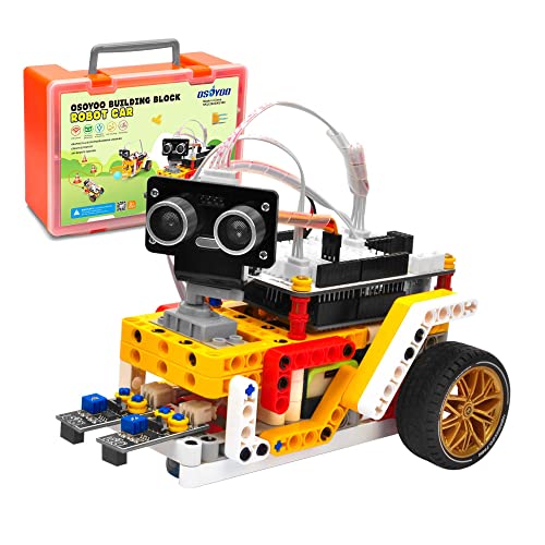 OSOYOO Building Block Robot car kit for Arduino als Spielzeug Geschenk für Kinder Jugendliche Erwachsene zum Lernen Programmieren Elektronische Schaltungen IOT Mechanisch OSOYOO Building Block Robot car kit for Arduino als Spielzeug Geschenk für Kinder Jugendliche Erwachsene zum Lernen Programmieren Elektronische Schaltungen IOT Mechanisch von OSOYOO