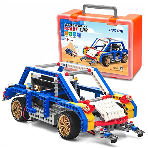 OSOYOO Model-T Building Block Robot Car kit for Arduino STEM Educational Robotic Programming Project with App Remote Control Coding Learning Set for Teens Adults Students Teachers OSOYOO Model-T Building Block Robot Car kit for Arduino STEM Educational Robotic Programming Project with App Remote Control Coding Learning Set for Teens Adults Students Teachers von OSOYOO