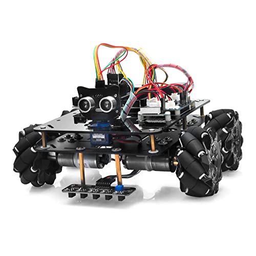OSOYOO Omni-directinal Mecanum Wheels Robot Car Kit for Arduino | Metal Chassis DC Motor Robotic |STEM Remote Controlled Educational | DIY Coding for Kids Teens Adults OSOYOO Omni-directinal Mecanum Wheels Robot Car Kit for Arduino | Metal Chassis DC Motor Robotic |STEM Remote Controlled Educational | DIY Coding for Kids Teens Adults von OSOYOO
