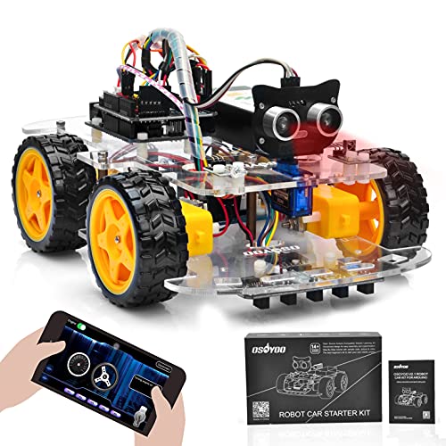 OSOYOO Starterkit Roboter Modellauto Bausatz für Arduino,STEM Fernbedienung über App für pädagogische motorisierte Robotik zum Bauen OSOYOO Starterkit Roboter Modellauto Bausatz für Arduino,STEM Fernbedienung über App für pädagogische motorisierte Robotik zum Bauen von OSOYOO