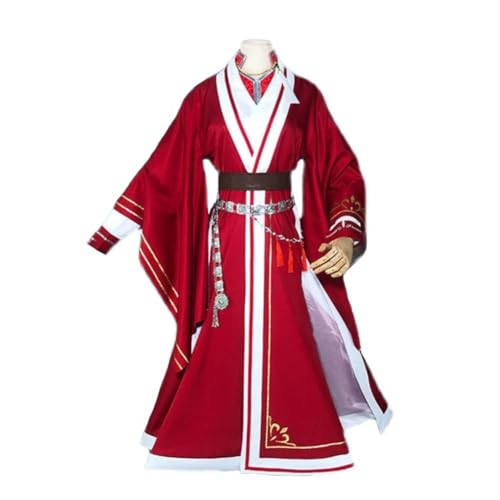 OSRDFV Tian Guan Ci Fu Cosplay Kostüm - Xie lian/Hua Cheng Kompletter Satz Charakter Hanfu Outfits Traditionelles Han Chinesisches Kleid Set für Halloween Party (Hua Cheng B, M) von OSRDFV