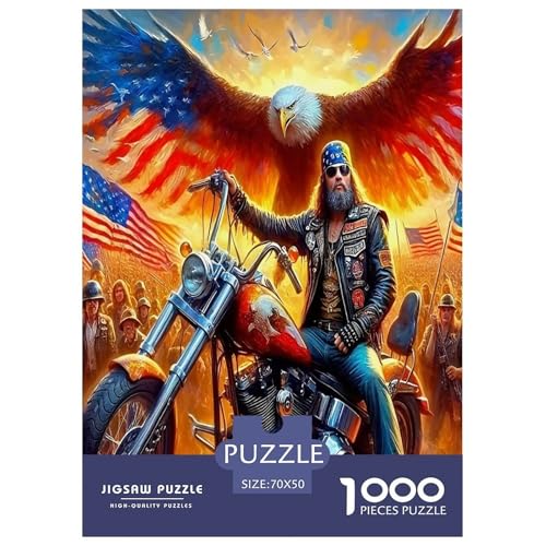 Adler Motorrade Puzzle 1000-teiliges Puzzle Farbenfrohes Legespiel Home Dekoration Für Die Ganze Familie 1000 Teile Feiertags- Und Reisegeschenke Geschenke Für Frauen,Geschenke Für Männer 70x50cm/10 Adler Motorrade Puzzle 1000-teiliges Puzzle Farbenfrohes Legespiel Home Dekoration Für Die Ganze Familie 1000 Teile Feiertags- Und Reisegeschenke Geschenke Für Frauen,Geschenke Für Männer 70x50cm/10 von OTBSDNKZZ