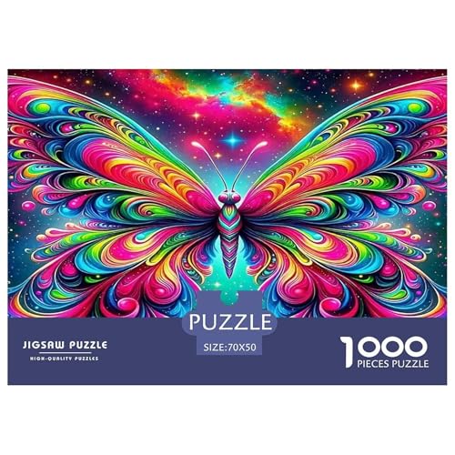 Butterfly Puzzle Animal 1000 Teiles Stress Abbauen Für Erwachsene Teens Kinder 1000 Teile Feiertags- Und Reisegeschenke Geschenke Für Frauen,Geschenke Für Männer 70x50cm/1000pcs Butterfly Puzzle Animal 1000 Teiles Stress Abbauen Für Erwachsene Teens Kinder 1000 Teile Feiertags- Und Reisegeschenke Geschenke Für Frauen,Geschenke Für Männer 70x50cm/1000pcs von OTBSDNKZZ
