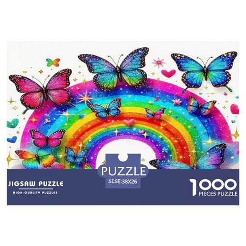 Butterfly Puzzle Animal 1000-teiliges Puzzle Farbenfrohes Legespiel Home Dekoration Für Die Ganze Familie 1000 Teile Feiertags- Und Reisegeschenke Geschenke Für Frauen,Geschenke Für Männer 38x26cm/100 Butterfly Puzzle Animal 1000-teiliges Puzzle Farbenfrohes Legespiel Home Dekoration Für Die Ganze Familie 1000 Teile Feiertags- Und Reisegeschenke Geschenke Für Frauen,Geschenke Für Männer 38x26cm/100 von OTBSDNKZZ