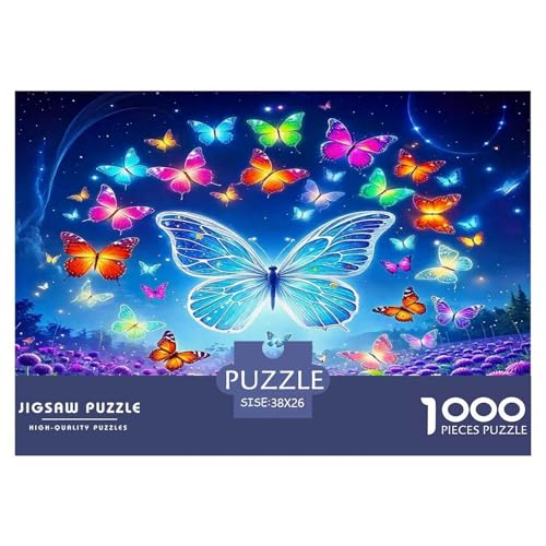 Butterfly Puzzle Animal 1000-teiliges Puzzle Farbenfrohes Legespiel Home Dekoration Für Die Ganze Familie 1000 Teile Feiertags- Und Reisegeschenke Geschenke Für Frauen,Geschenke Für Männer 38x26cm/100 Butterfly Puzzle Animal 1000-teiliges Puzzle Farbenfrohes Legespiel Home Dekoration Für Die Ganze Familie 1000 Teile Feiertags- Und Reisegeschenke Geschenke Für Frauen,Geschenke Für Männer 38x26cm/100 von OTBSDNKZZ
