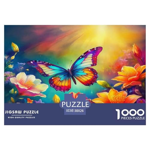 Butterfly Puzzle Animal 1000-teiliges Puzzle Farbenfrohes Legespiel Home Dekoration Für Die Ganze Familie 1000 Teile Geschenke Für Frauen,Geschenke Für Männer Feiertags- Und Reisegeschenke 38x26cm/100 Butterfly Puzzle Animal 1000-teiliges Puzzle Farbenfrohes Legespiel Home Dekoration Für Die Ganze Familie 1000 Teile Geschenke Für Frauen,Geschenke Für Männer Feiertags- Und Reisegeschenke 38x26cm/100 von OTBSDNKZZ