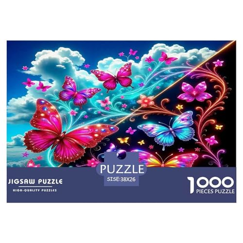 Butterfly Puzzle Animal 1000-teiliges Puzzle Farbenfrohes Legespiel Home Dekoration Für Die Ganze Familie 1000 Teile Geschenke Für Frauen,Geschenke Für Männer Feiertags- Und Reisegeschenke 38x26cm/100 Butterfly Puzzle Animal 1000-teiliges Puzzle Farbenfrohes Legespiel Home Dekoration Für Die Ganze Familie 1000 Teile Geschenke Für Frauen,Geschenke Für Männer Feiertags- Und Reisegeschenke 38x26cm/100 von OTBSDNKZZ