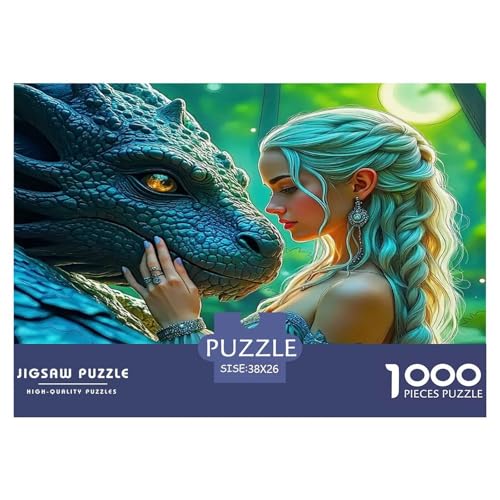 Dragon And Beauty Puzzle Animal 1000 Teiles Puzzle Farbenfrohes Legespiel Home Dekoration Für Erwachsene Teens Kinder 1000 Teile Feiertags- Und Reisegeschenke Feiertags- Und Reisegeschenke 38x26cm/100 Dragon And Beauty Puzzle Animal 1000 Teiles Puzzle Farbenfrohes Legespiel Home Dekoration Für Erwachsene Teens Kinder 1000 Teile Feiertags- Und Reisegeschenke Feiertags- Und Reisegeschenke 38x26cm/100 von OTBSDNKZZ
