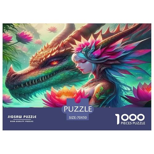 Dragon And Beauty Puzzle Animal 1000 Teiles Puzzle Farbenfrohes Legespiel Home Dekoration Für Erwachsene Teens Kinder 1000 Teile Feiertags- Und Reisegeschenke Feiertags- Und Reisegeschenke 70x50cm/100 Dragon And Beauty Puzzle Animal 1000 Teiles Puzzle Farbenfrohes Legespiel Home Dekoration Für Erwachsene Teens Kinder 1000 Teile Feiertags- Und Reisegeschenke Feiertags- Und Reisegeschenke 70x50cm/100 von OTBSDNKZZ
