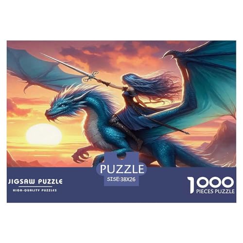 Dragon Warrior Puzzle Fairy Tales 1000 Teiles Stress Abbauen Für Erwachsene Teens Kinder 1000 Teile Feiertags- Und Reisegeschenke Geschenke Für Frauen,Geschenke Für Männer 38x26cm/1000pcs Dragon Warrior Puzzle Fairy Tales 1000 Teiles Stress Abbauen Für Erwachsene Teens Kinder 1000 Teile Feiertags- Und Reisegeschenke Geschenke Für Frauen,Geschenke Für Männer 38x26cm/1000pcs von OTBSDNKZZ